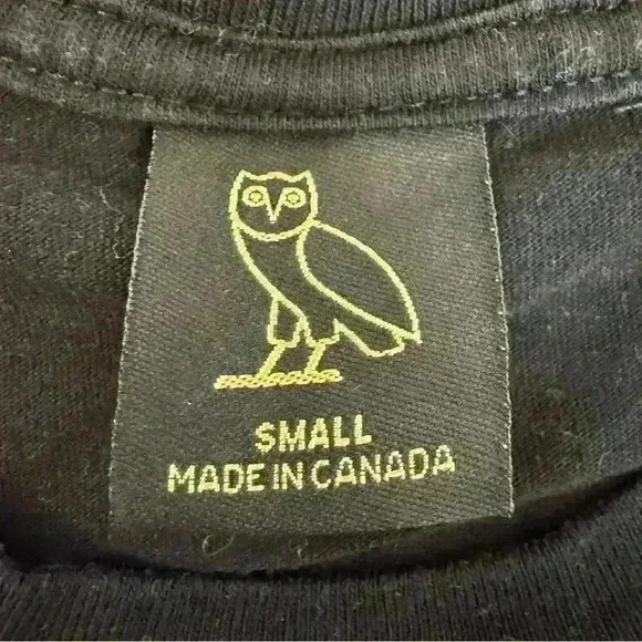 Women’s OVO Runners Drake T-Shirt October’s Very Own Back Gold  Red size Small - Picture 8 of 8